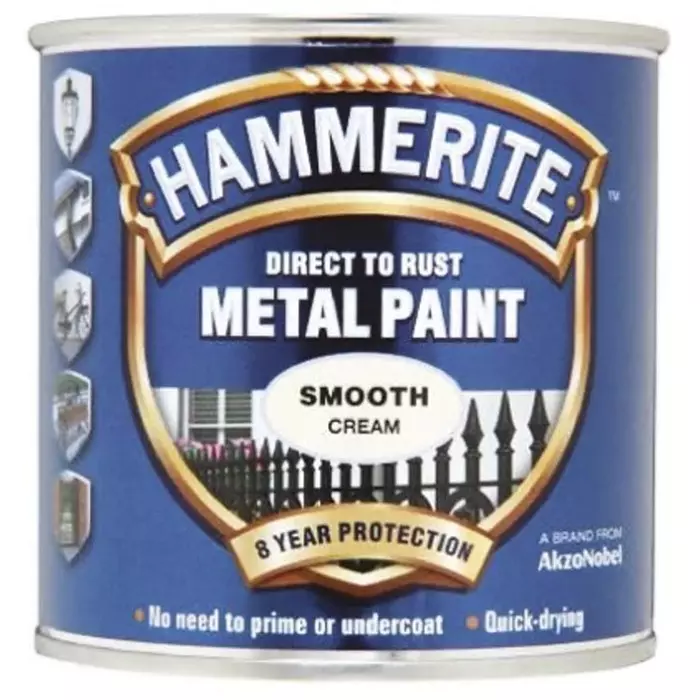 Hammerite Metal Paint in Smooth Beige 750ml, 5122064