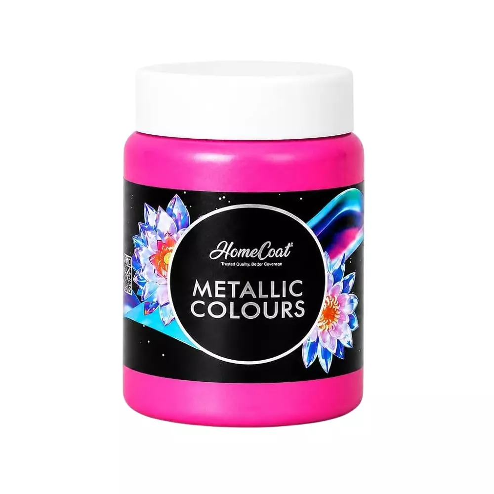 WinnerOne HomeCoat Acrylic Metallic Paint Magenta Color 100 ml (Pack of 3 Pcs), PC 106