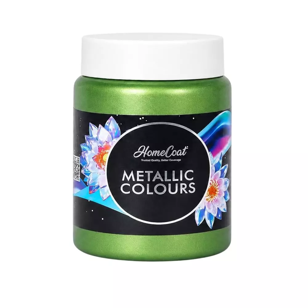 WinnerOne HomeCoat Acrylic Metallic Paint Deep Green Color 100 ml (Pack of 3 Pcs), PC 109