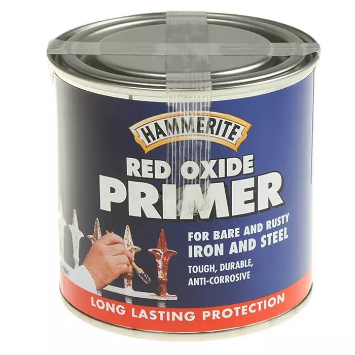 Hammerite Paint in Smooth Red 250ml, 5092843