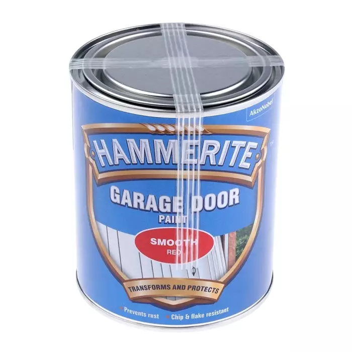Hammerite Garage Door Enamel Paint in Gloss Red 750ml, 5092852