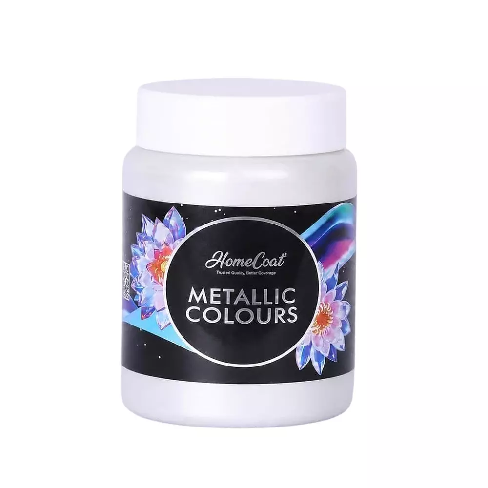 WinnerOne HomeCoat Acrylic Metallic Paint Silver Color 100 ml (Pack of 3 Pcs), PC 120