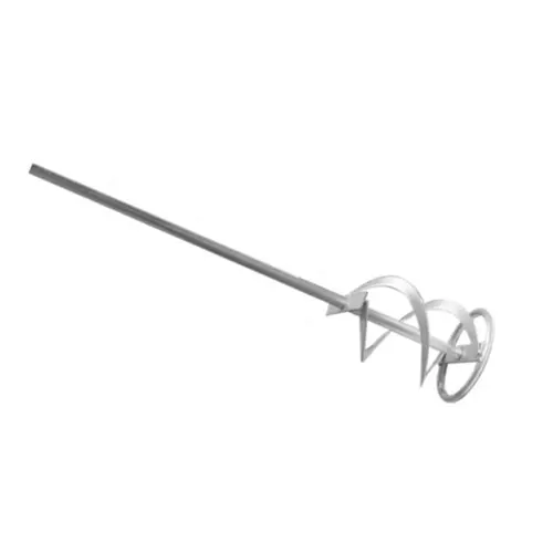 ADRAL Hex Paint Mixer Rod 400 mm Silver Steel for Drill Machine Use, PM4