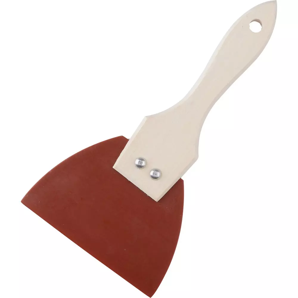MonotaRO Rubber Spatula With Handle Red S Size, Small