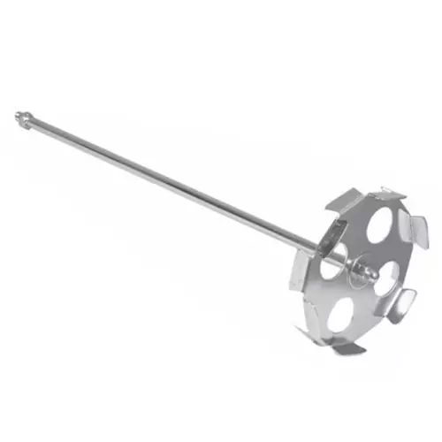 ADRAL Fan Type Paint Mixer Rod 600 mm Silver Steel for Paint Mixing Use, PM2