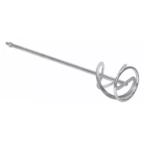 ADRAL Spiral Type Paint Mixer Rod 600 mm Silver Steel for Paint Mixing Use, SR1