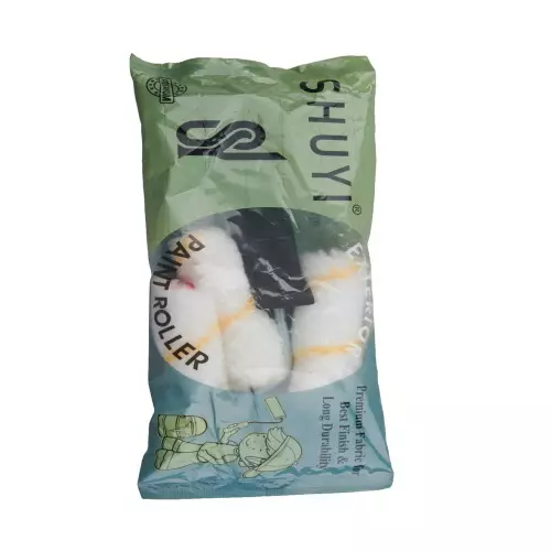 SHUYI Mini Paint Rollers Combo 3 Roller + 1 Handle 50 mm (2 inch) Yellow Line PRO, 207