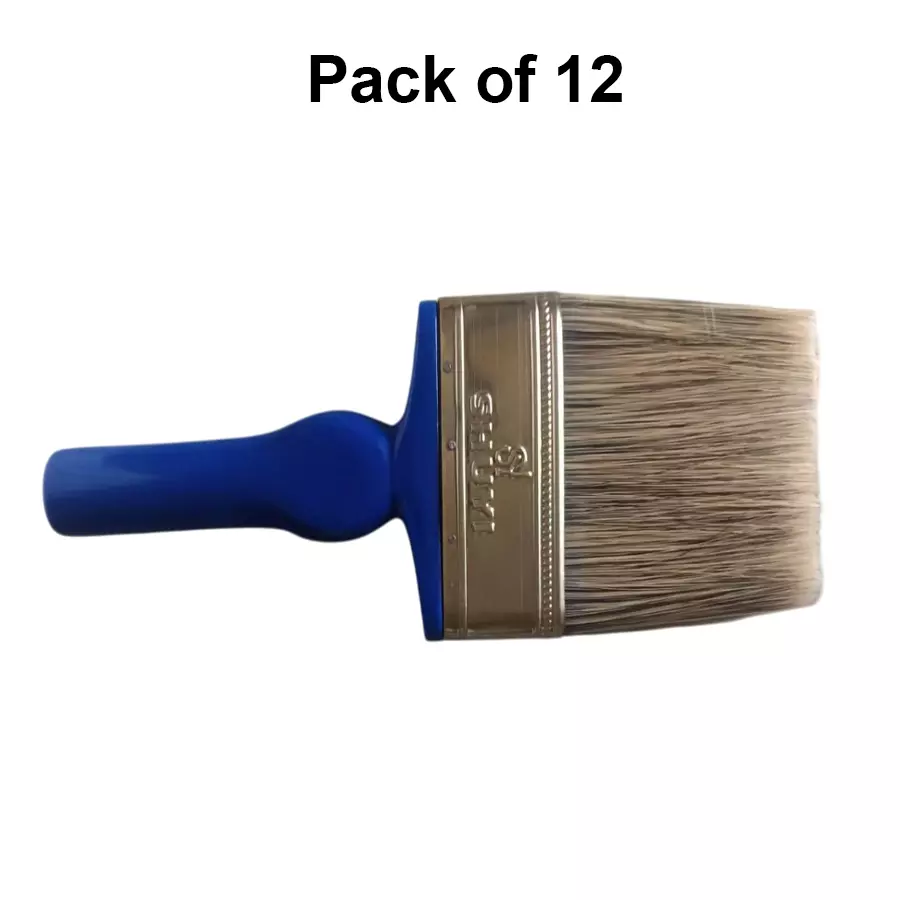 SHUYI Paint Brush Premium Type 75 mm (3 inch) Black Hair Pro, 623 (Set of 12 Pcs)