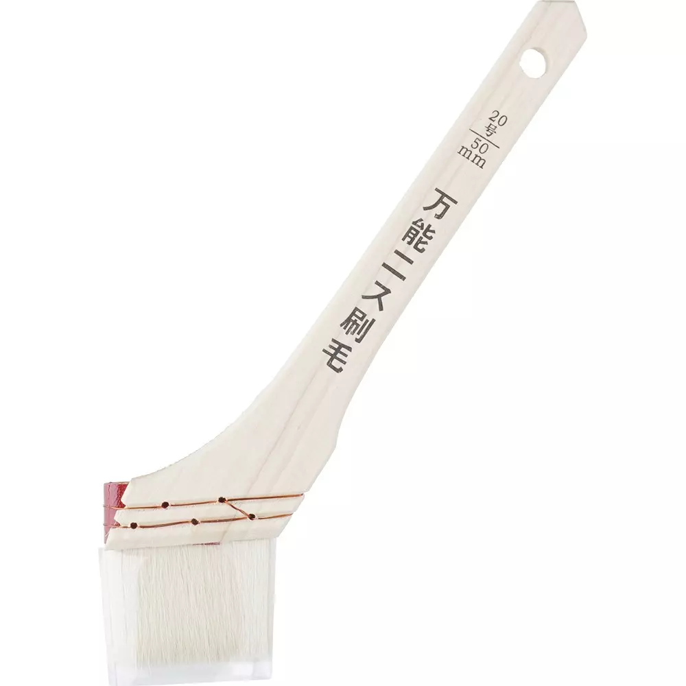 MonotaRO Brush Universal Type for Varnish Goat hair White 15 mm Thickness, 20 (Pack of 10 Pcs)