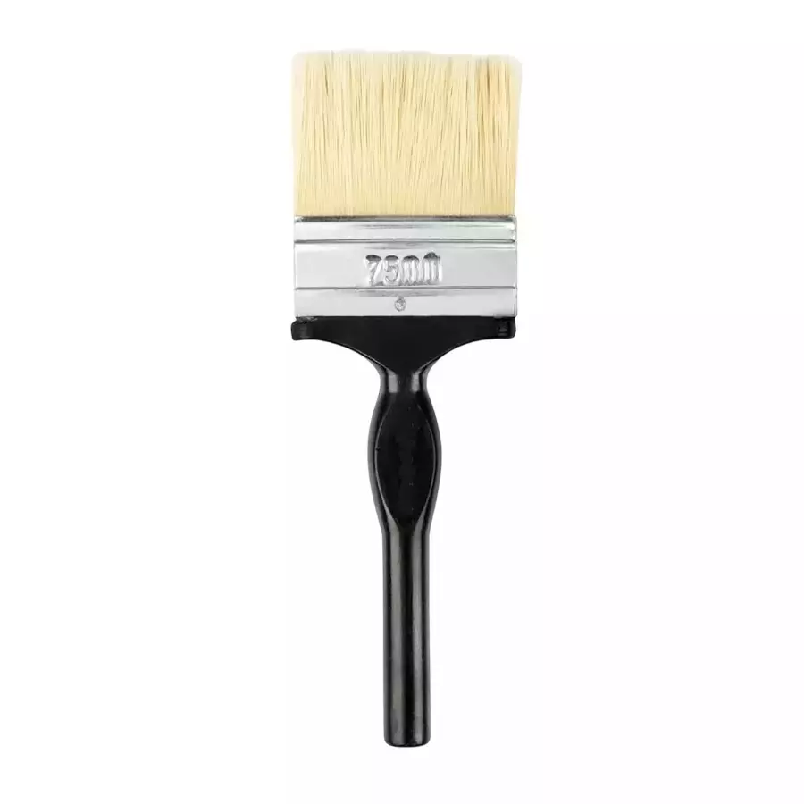 GENERIC Paint Brush 3 Inch ( 75 mm) Light Brown (Pack of 10 Pcs)