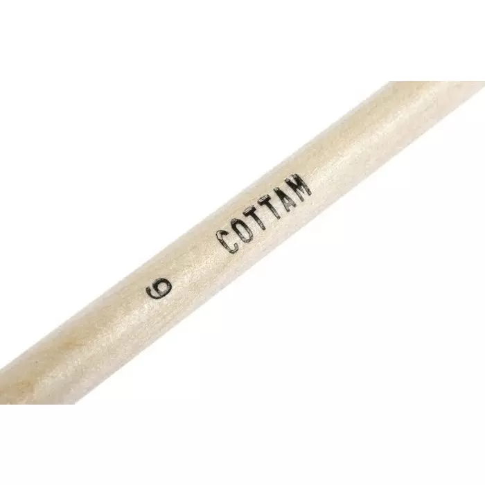 Cottam Thin 6.4 mm Fibre Paint Brush with Round Bristles, 2379190 (Pack of 5)