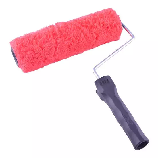 SHUYI Mini Paint Rollers & Handle Set 150 mm (6 inch) Red MIDI Exterior, 317