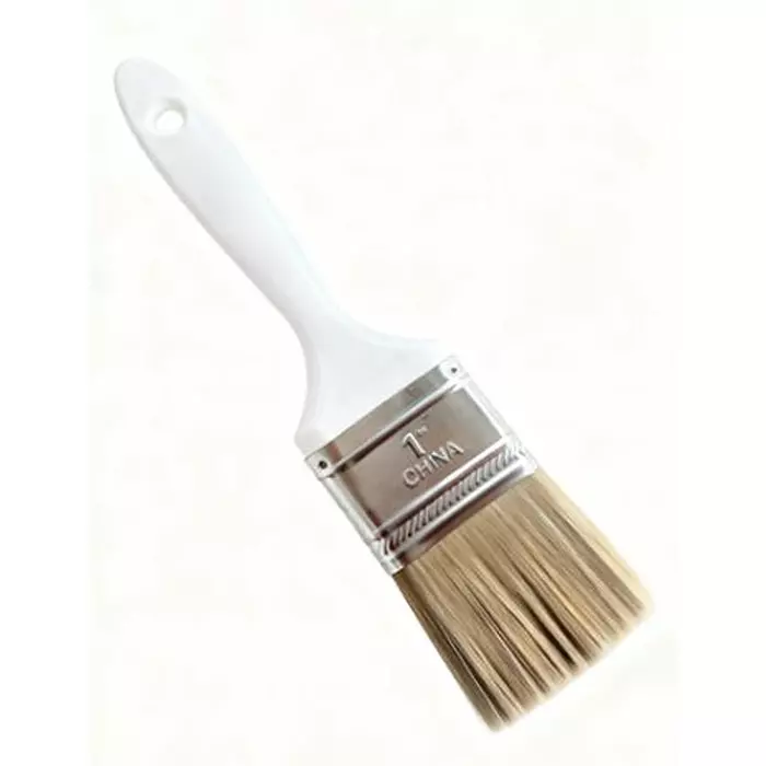 RS PRO Paint Brush Thin Synthetic Bristle Flat Plastic 25 mm, 2878119 (Pack of 10)