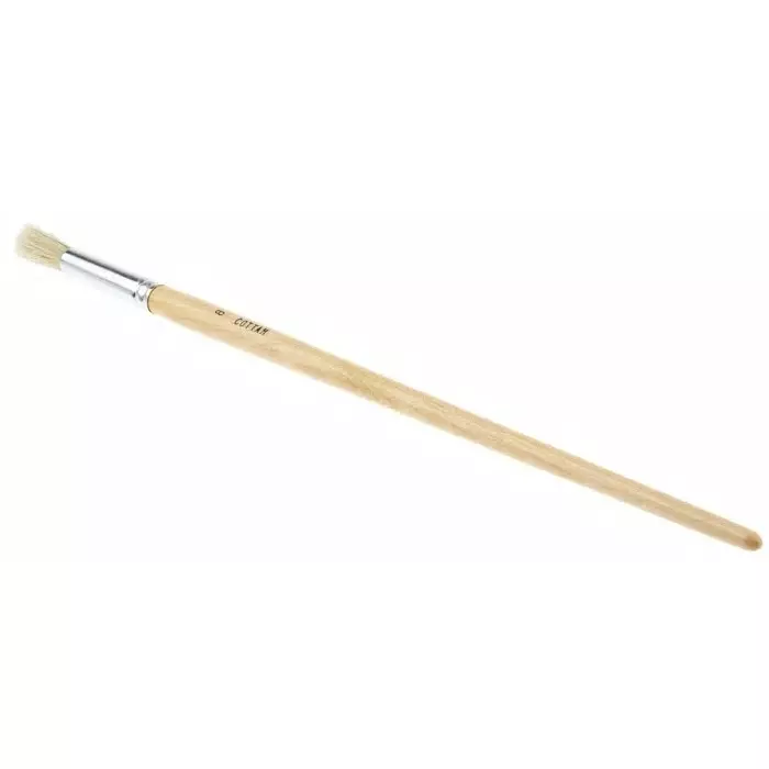 Cottam Thin 9.5 mm Fibre Paint Brush with Round Bristles, 2379235 (Pack of 5)