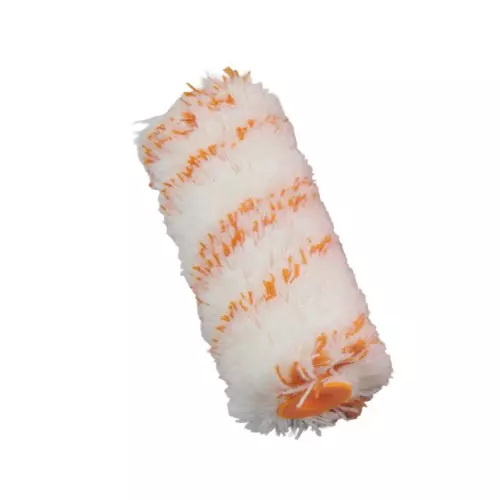 SHUYI Mini Paint Roller Refills 150 mm (6 inch) Orange Line MIDI Exterior, 418 (Pack of 6 Refill)