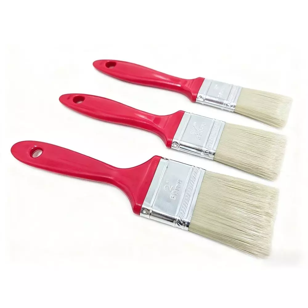 RS PRO Paint Brush Mixed Synthetic Flat Plastic, 2878147 (Pack of 3)