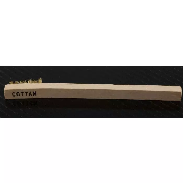 Cottam 12 mm Brass Wire Brush For Surface Preparation, 1345715 (Pack of 3)