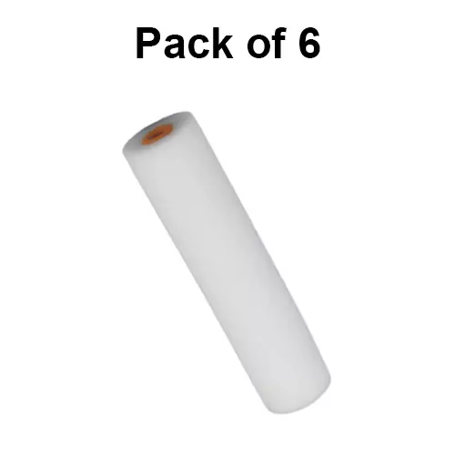 SHUYI Mini Paint Roller Refills 150 mm (6 inch) Foam Type, 415 (Pack of 6 Refill)