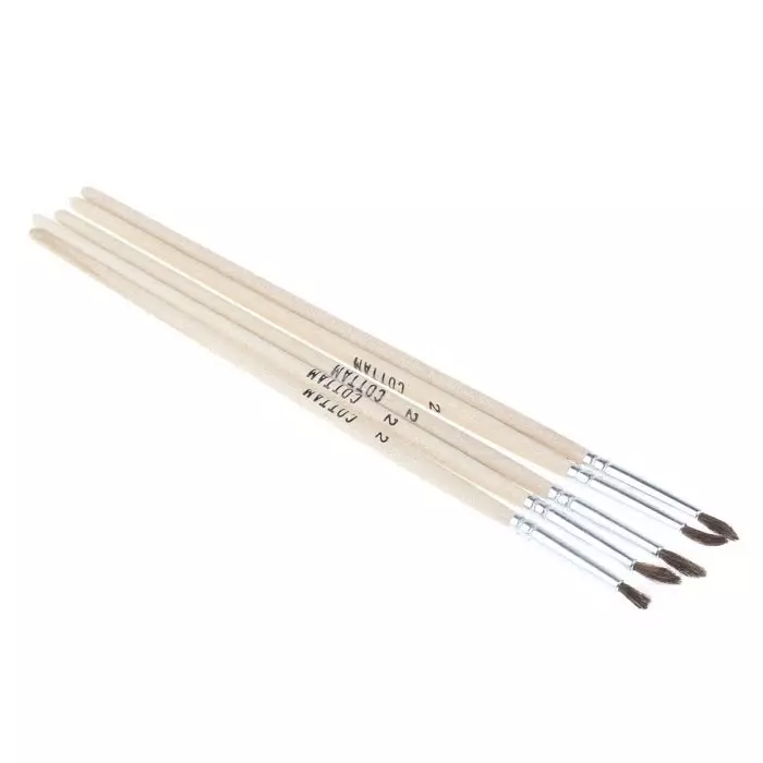 Cottam Natural Bristle PCB and FluxBrush, 2299729 (Pack of 5)