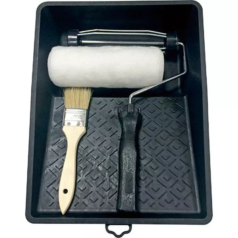 MonotaRO Roller Set With Brush 175Mm Regular Size, RS175 (Set of 1 Pcs)