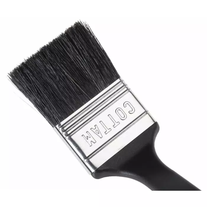 Cottam Medium 50.8 mm Synthetic Angled Paint Brush with Flat Bristles, 3152621