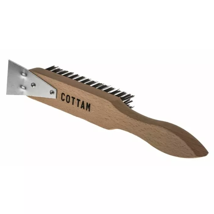 Cottam 37 mm Steel Wire Brush For Engineering General Cleaning Rust Remover, 2076548