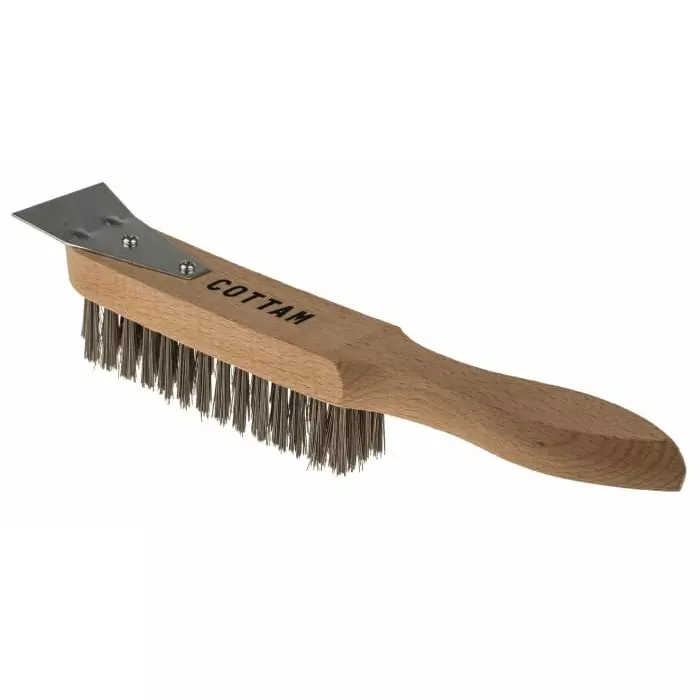 Cottam 37 mm Steel Wire Brush For Engineering General Cleaning Rust Remover, 2076548