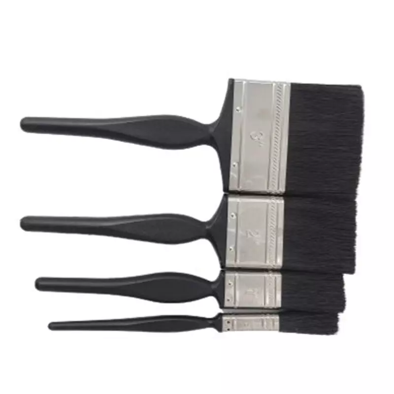 RS PRO Paint Brush Mixed Synthetic Bristle Flat Plastic, 2878118 (Pack of 4)