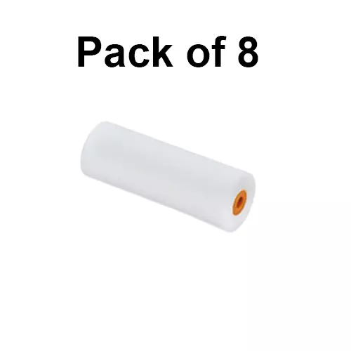 Shuyi Mini Paint Foam Rollers White 4 Inch (10.16 cm) Size for Painting, 414 (Pack of 8 Pcs)