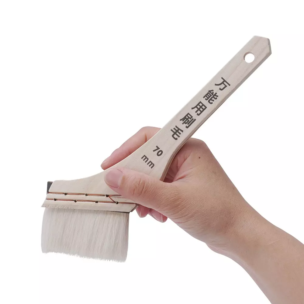 monotaro-curved-brush-all-purpose-type-goat-wool-synthetic-fiber-white-14-mm-thickness-70-10p-pack-of-10-pcs