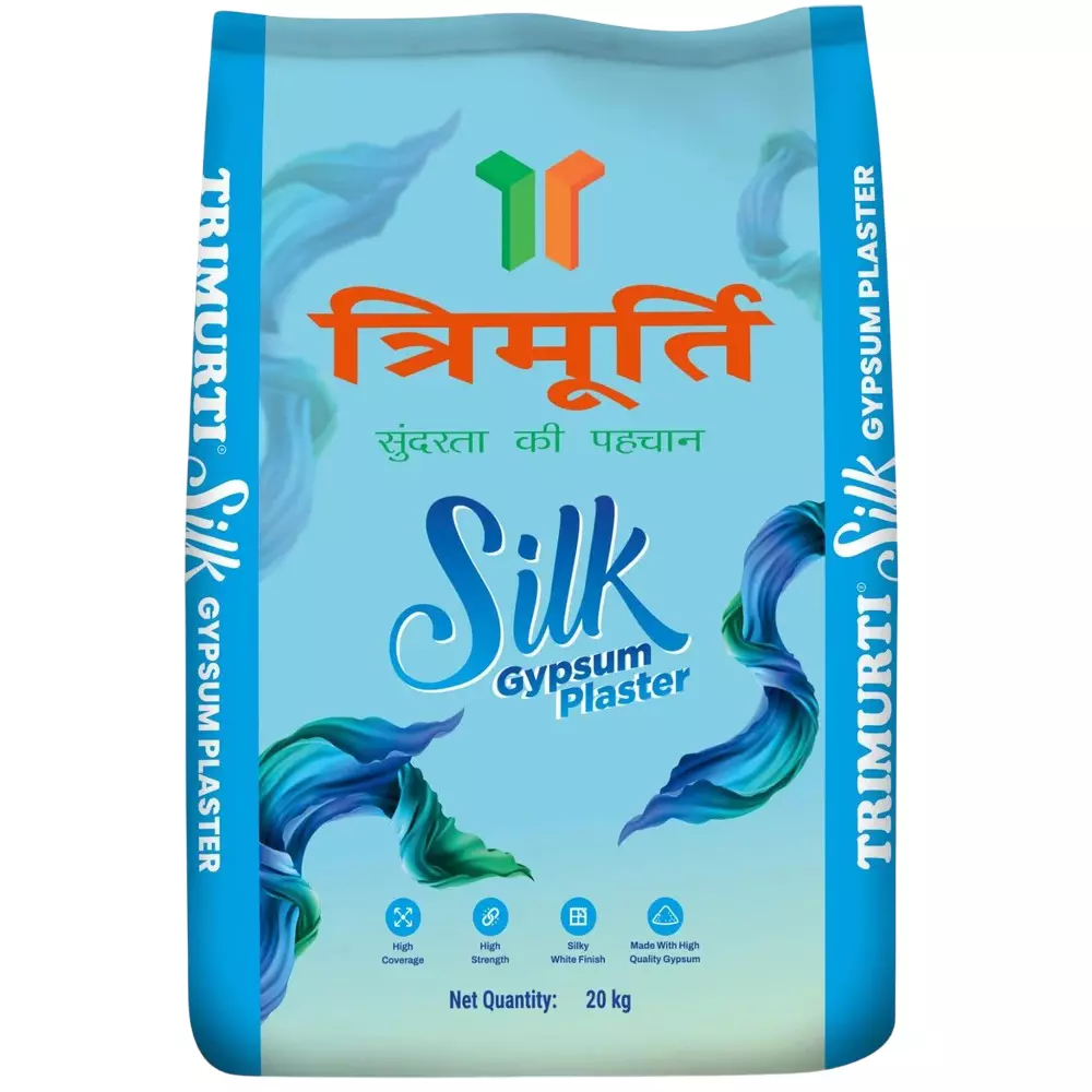 Trimurti 20 Kg Silk Gypsum Plaster For Interior Wall Finishing