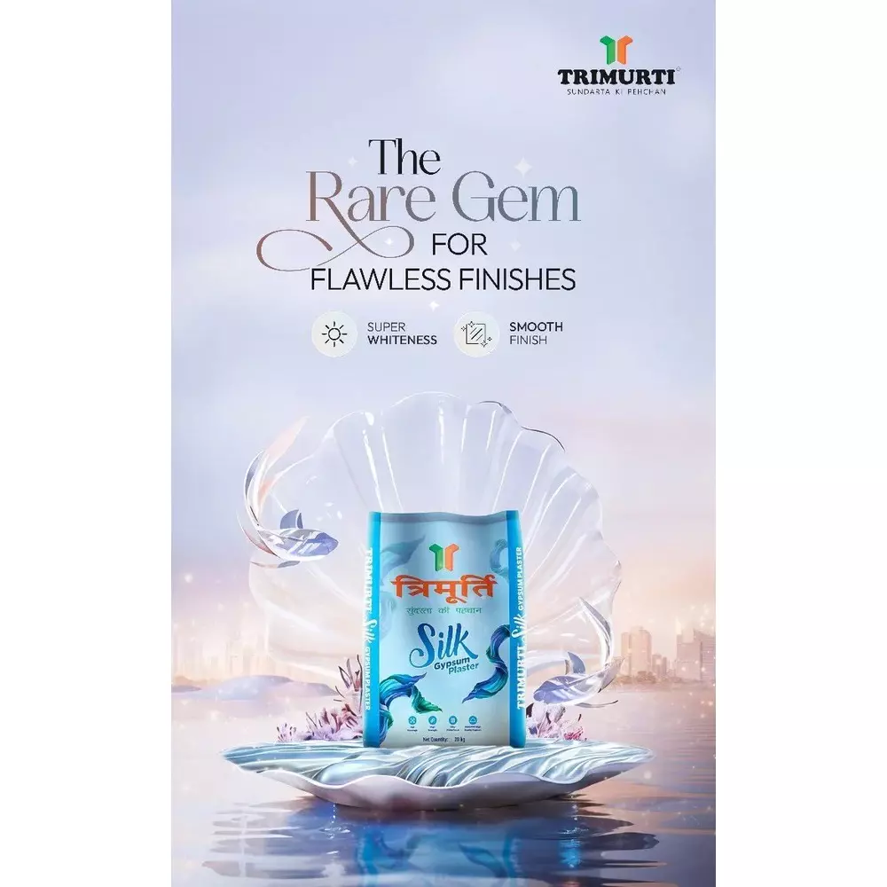 Trimurti 20 Kg Silk Gypsum Plaster For Interior Wall Finishing