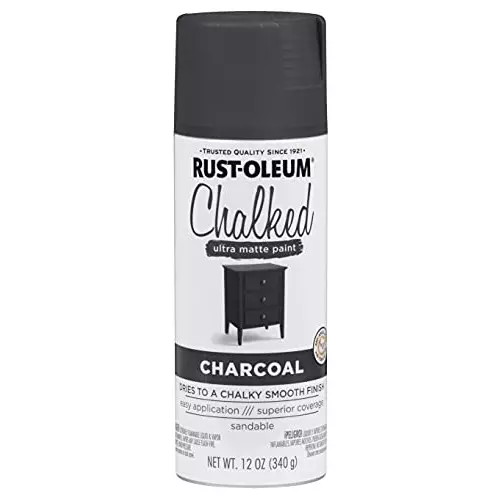 Rust-Oleum Ultra Matte Chalk Spray Paint 340 g Charcoal, 302590