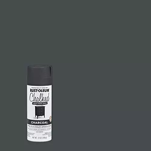 Rust-Oleum Ultra Matte Chalk Spray Paint 340 g Charcoal, 302590
