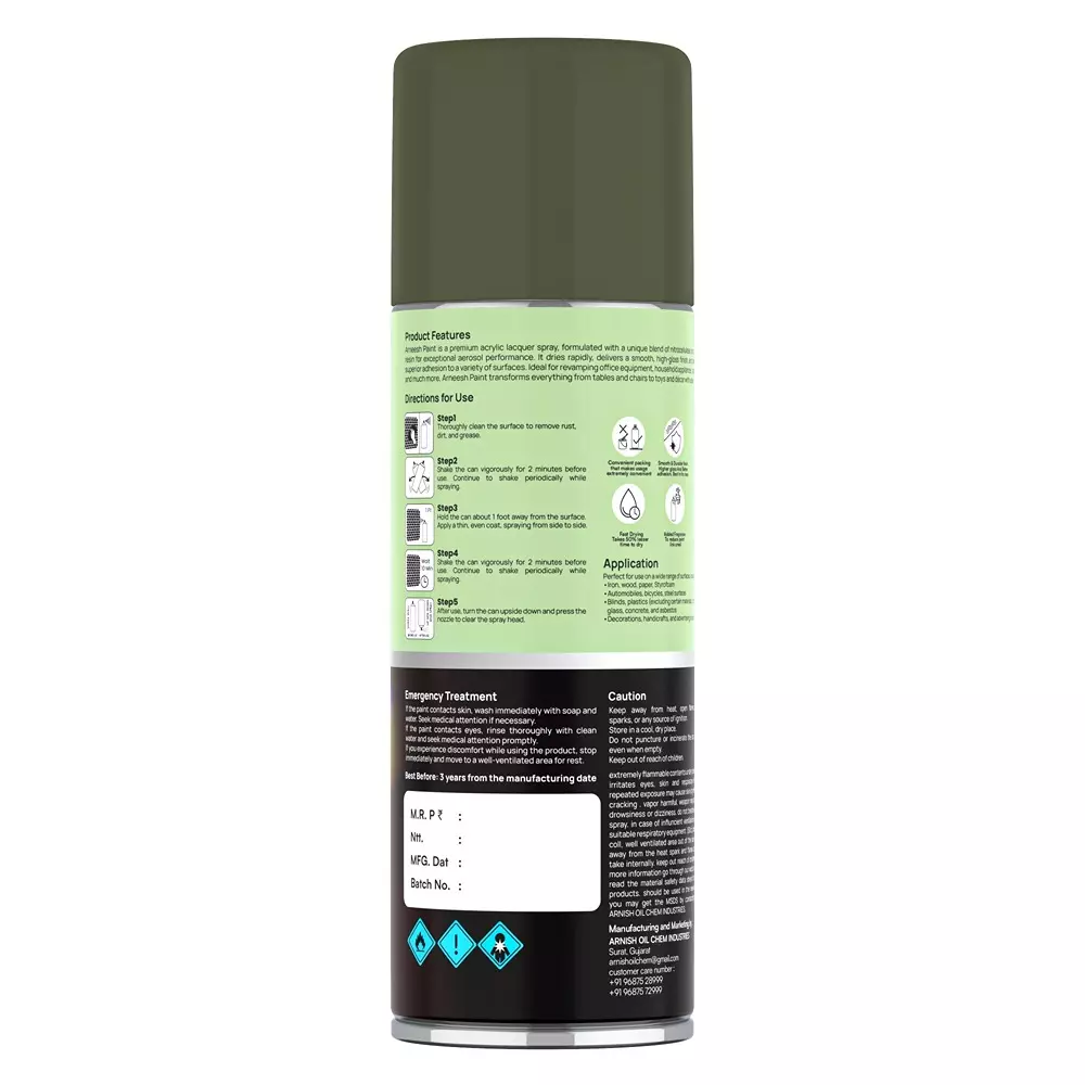 arneesh-acrylic-spray-paint-400-ml-gloss-finish-quick-dry-multi-surface-clear-coat-light-olive-green