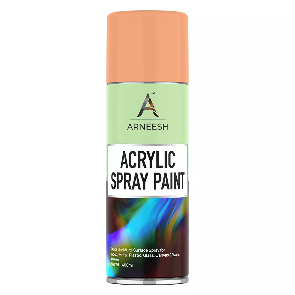 ARNEESH Acrylic Spray Paint 400 ml Gloss Finish Quick Dry Multi Surface Clear Coat Copper Pearl