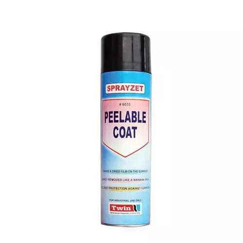 SPRAYZET Peelable Coat Spray 500 ml for Industrial Use, E3039 (Pack of 6)