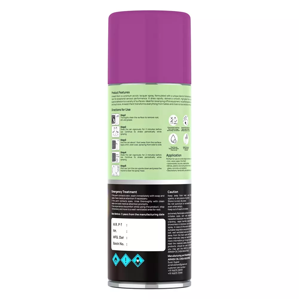 arneesh-acrylic-spray-paint-400-ml-gloss-finish-quick-dry-multi-surface-clear-coat-light-purple