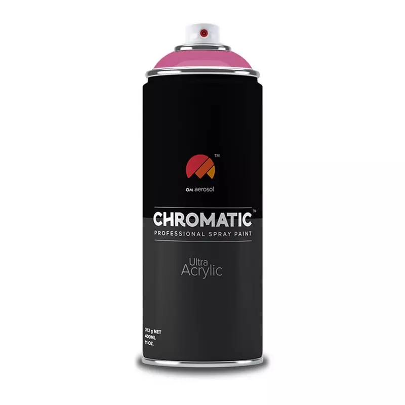 Om Aerosol Chromatic Ultra Acrylic Aerosol Professional Spray Paint 400 ml Light Pink Color, CH-4003