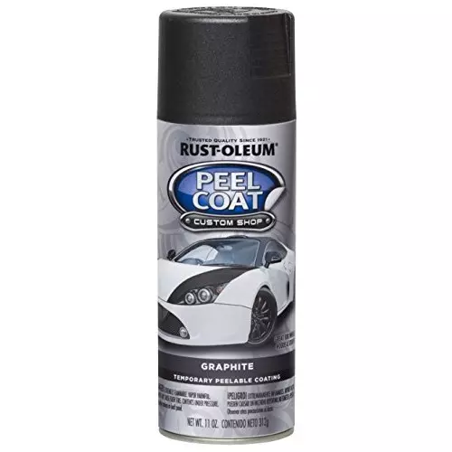 Rust-Oleum PEEL COAT Temporary Peelable Coating Spray Paint 317 g Graphite, 283786