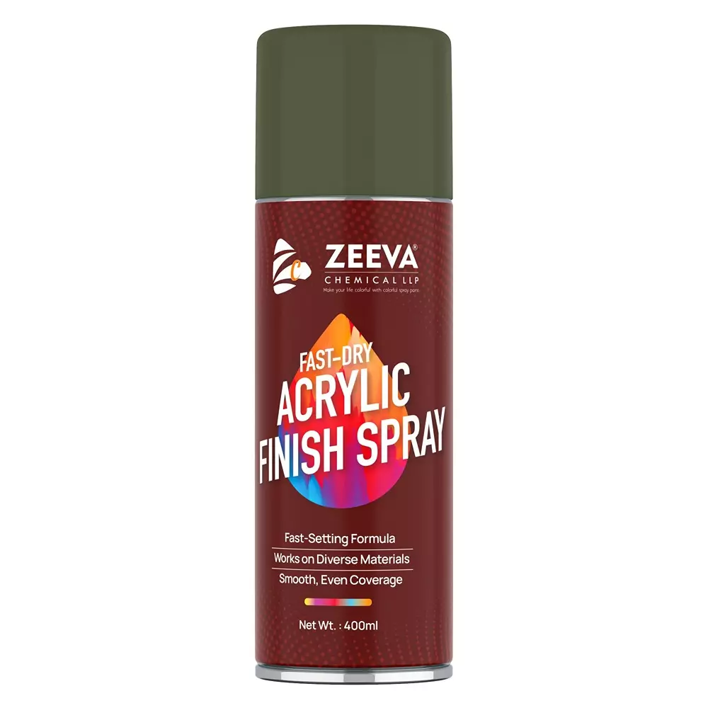 Zeeva Acrylic Spray Paint 400 ml Gloss Finish Quick Dry