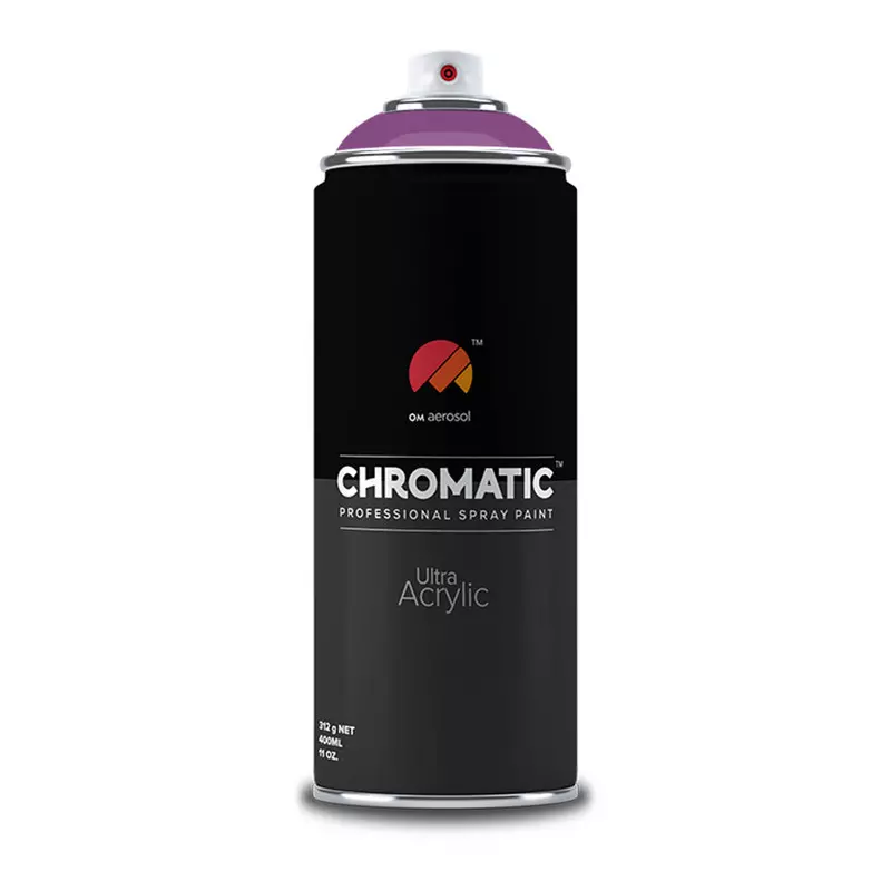 Om Aerosol Chromatic Ultra Acrylic Aerosol Professional Spray Paint 400 ml Lilac Color, CH-4008