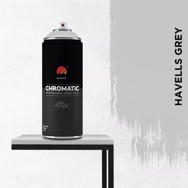 om-aerosol-chromatic-ultra-acrylic-aerosol-professional-spray-paint-400-ml-havells-grey-color-ch-7035