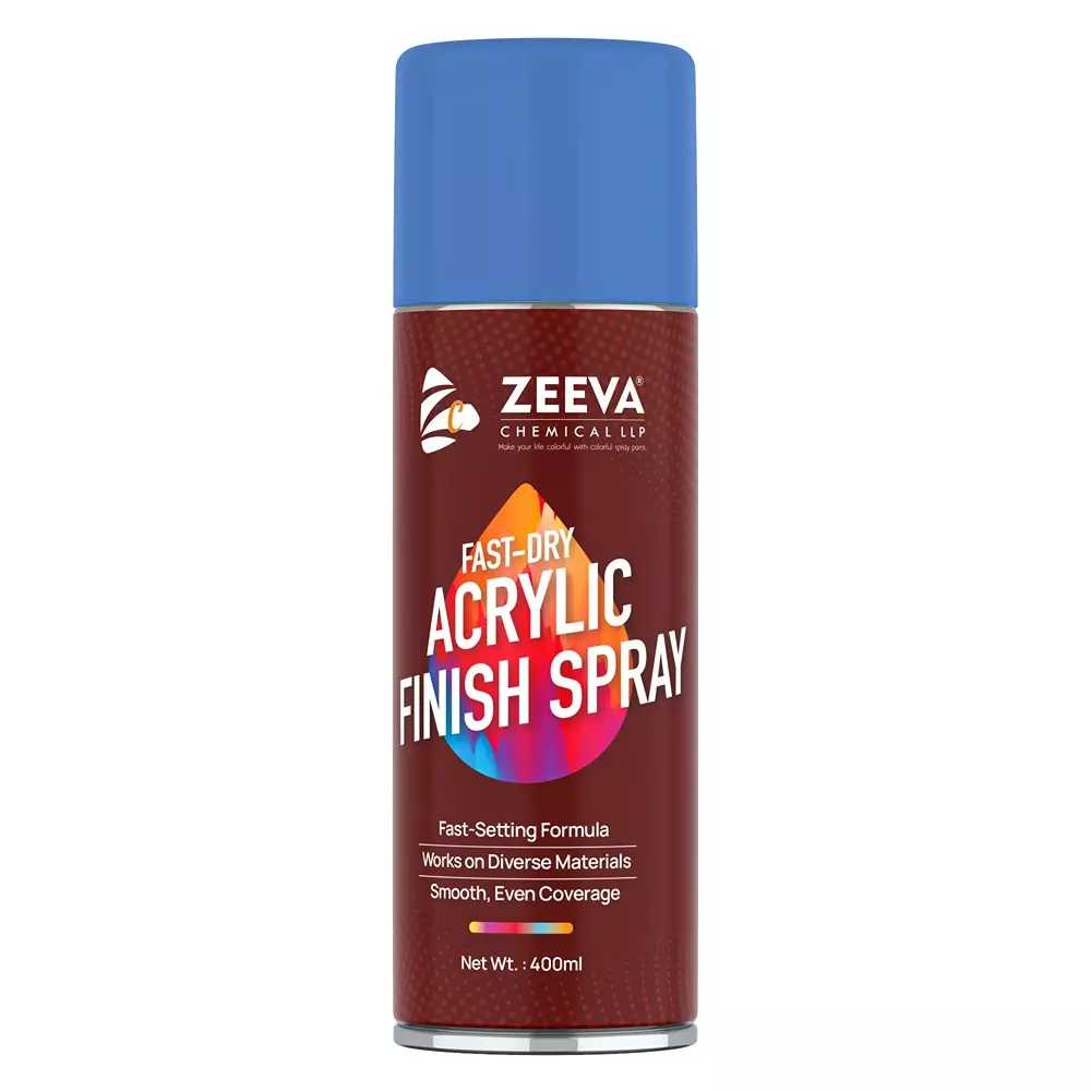 Zeeva Acrylic Spray Paint 400 ml Gloss Finish Quick Dry