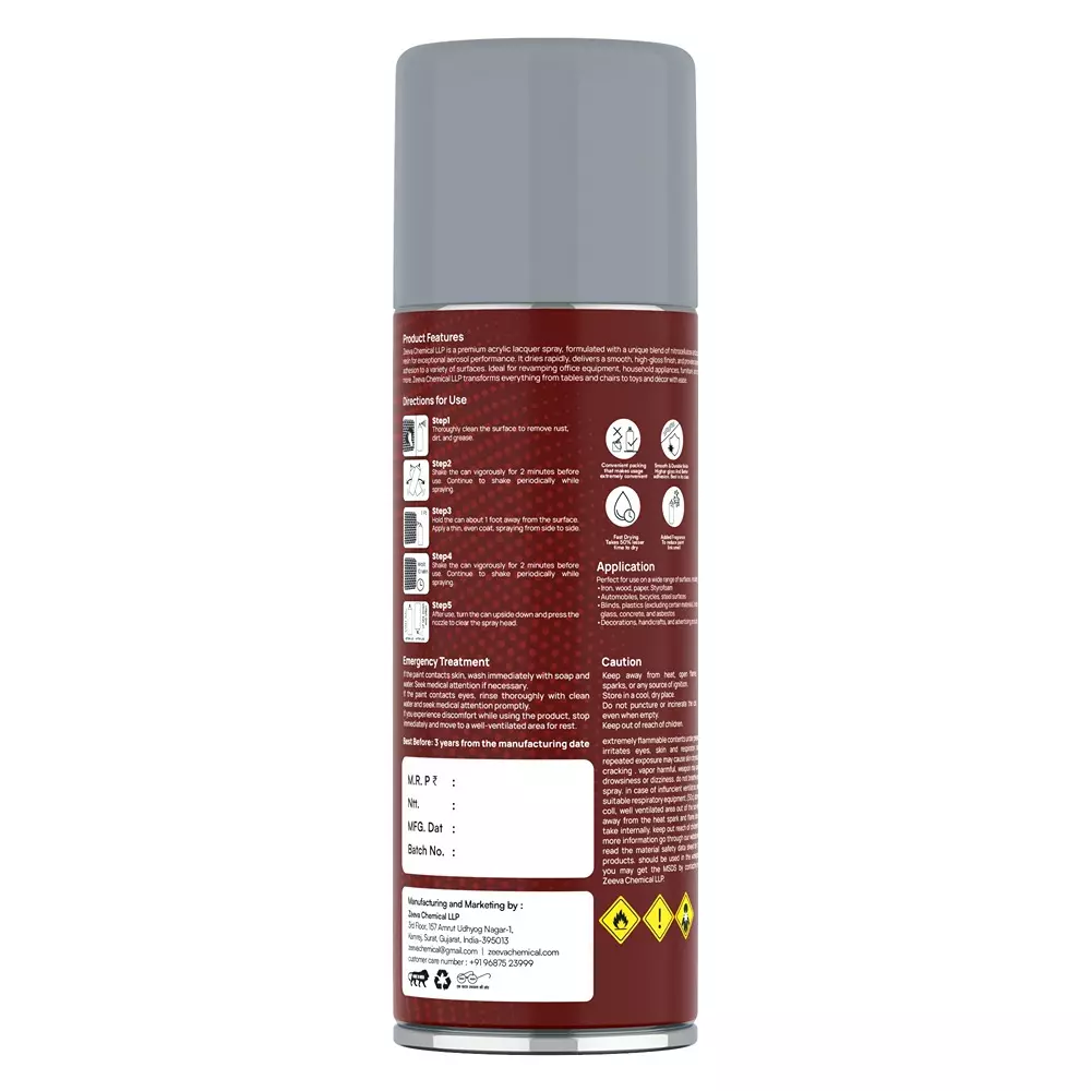 zeeva-acrylic-spray-paint-400-ml-gloss-finish-quick-dry-squirrel-grey