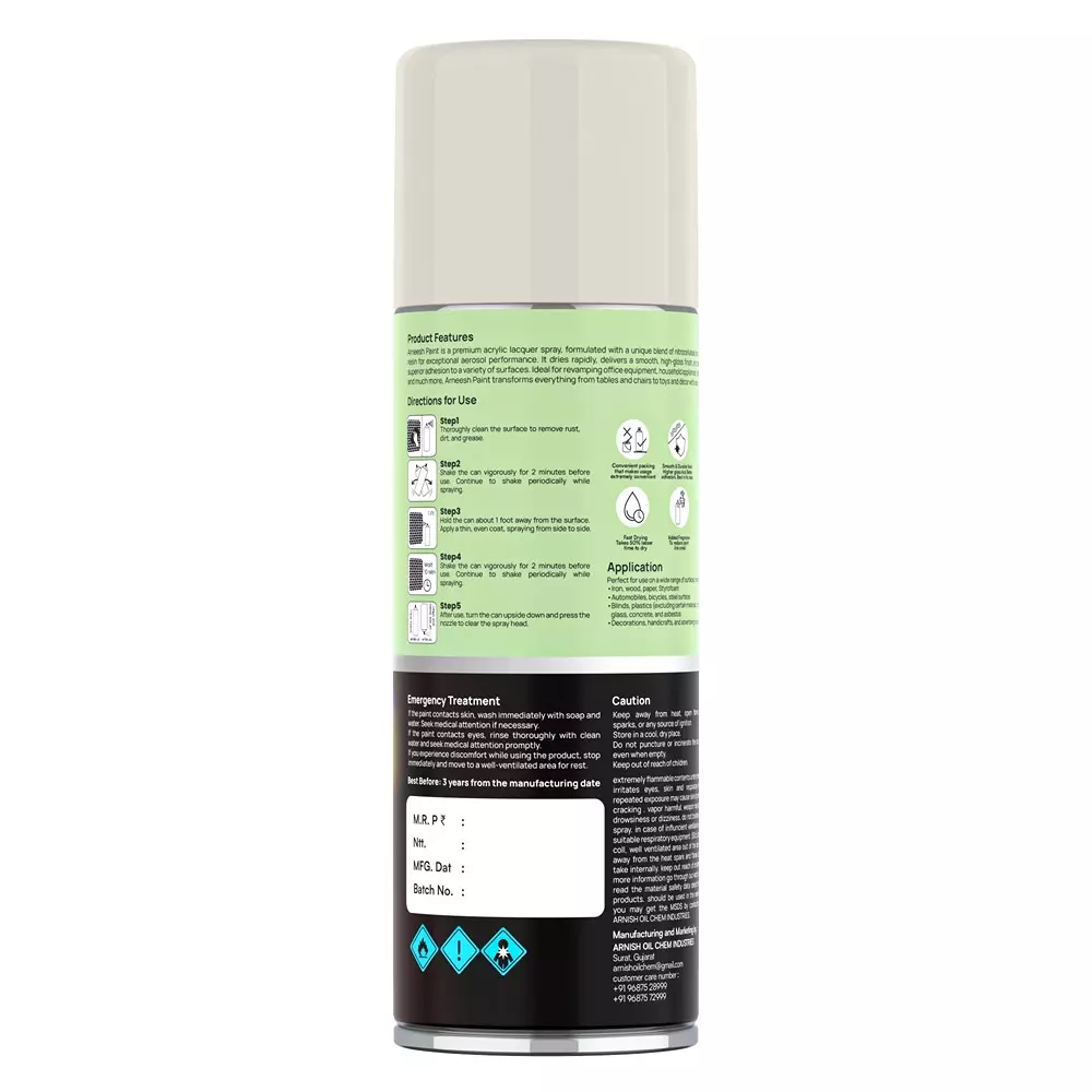 arneesh-acrylic-spray-paint-400-ml-gloss-finish-quick-dry-multi-surface-clear-coat-stone-white