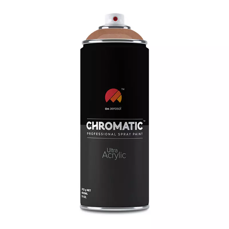 Om Aerosol Chromatic Ultra Acrylic Aerosol Professional Spray Paint 400 ml Copper Metalic Color, CH-622