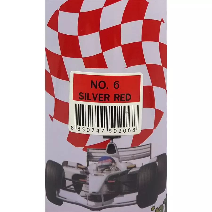 BOSNY 400 ml Aerosol Spray Paint Silver Red, TK - 15