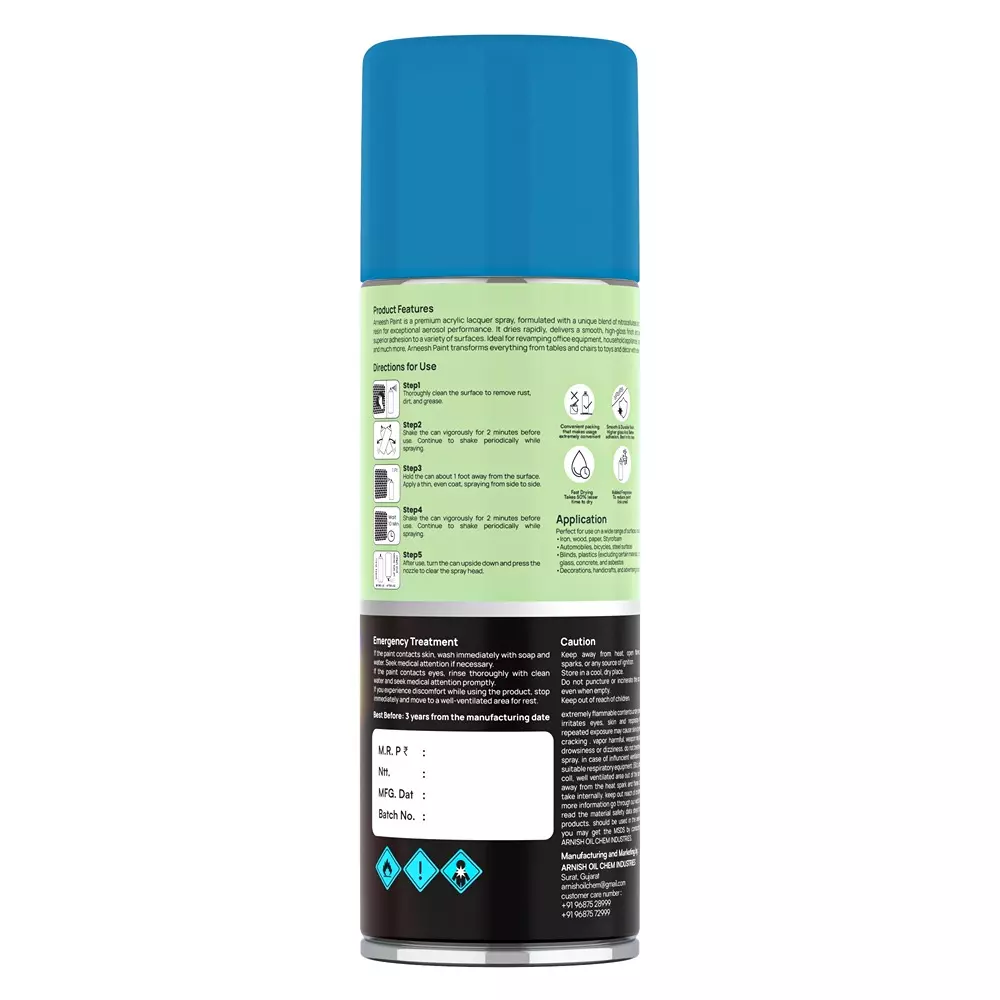 arneesh-acrylic-spray-paint-400-ml-gloss-finish-quick-dry-multi-surface-clear-coat-sky-blue