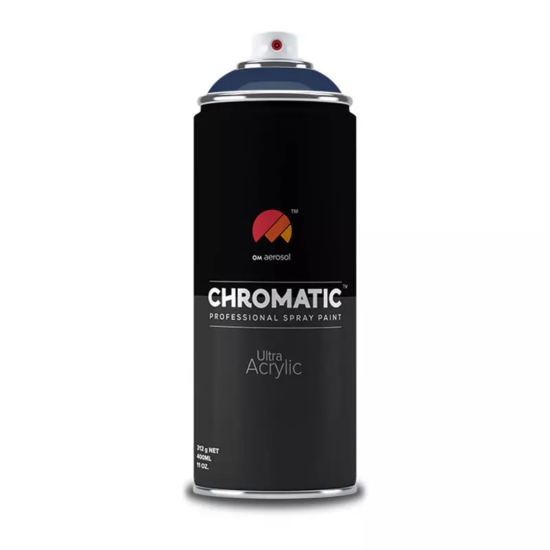 Om Aerosol Chromatic Ultra Acrylic Aerosol Professional Spray Paint 400 ml Oxfrod Blue Color, CH-5003